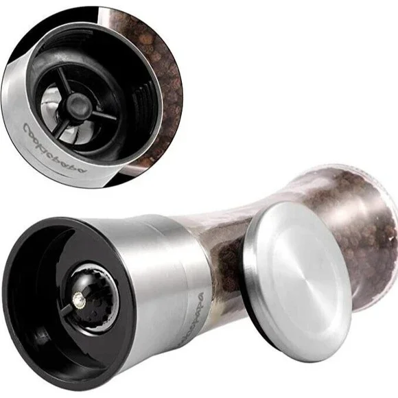 Cookiepapa Premium Stainless Steel Salt and Pepper Grinder Set of 2 - Picture 3 of 4